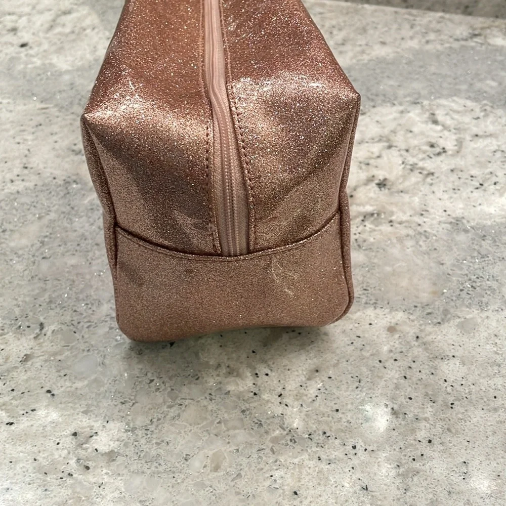 Kate Spade Davie Terrace makeup bag in Rose Gold